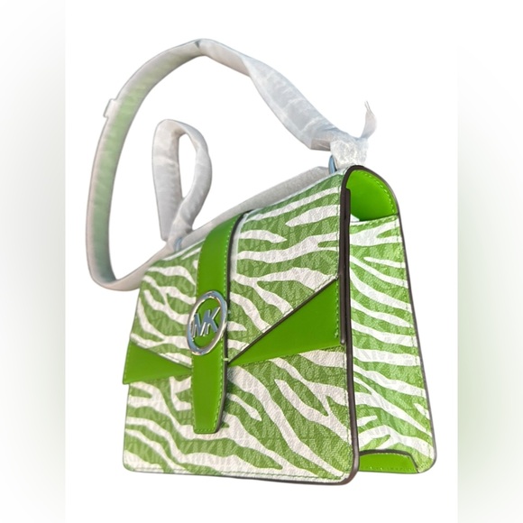 ✨ NEW MICHEAL KORS GREENWICH JUNGLE CROSSBODY NWT! - Picture 5 of 15